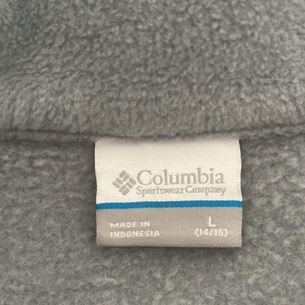 Columbia Jacket blue Fleece Full Zip Outdoors Comfort Youth - Picture 5 of 10